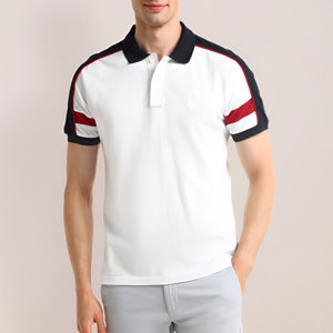 เสื้อโปโลชายแบบ OEM ออกแบบโลโก้ได้ตามต้องการ ผ้าสี่ทิศทางยืดหยุ่น พิมพ์ลายสกรีน เสื้อโปโลสำหรับเล่นกอล์ฟ ไซส์ใหญ่พิเศษสำหรับทุกเพศ - Product Image 1