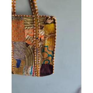 Sac fourre-tout bohème à rayures florales, sac à dos antivol en coton, sac de camping unisexe pour usage quotidien, sac à ouverture supérieure avec poignée souple, cadeau pour elle - Product Image 5