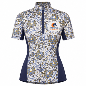 <b>Women's</b> Maternity Equestrian Riding Shirt Full Coverage Horse Competition Top Compatible with <b>Jodhpurs</b> and Breeches OEM Custom - Product Image 1