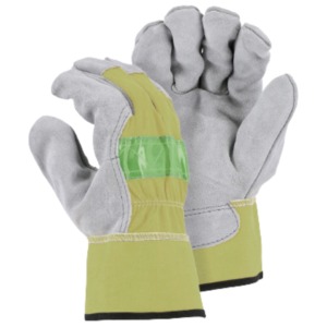 Guantes de Trabajo de Seguridad Resistentes al Calor para Construcción Industrial, Guantes de Soldadura de Cuero Vacuno - Product Image 3