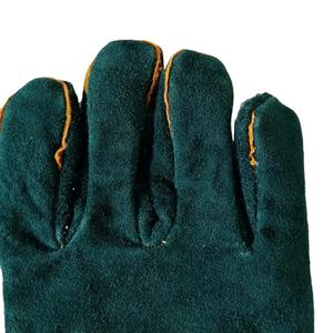 Gants de soudage en peau de chèvre de haute qualité, résistants à la chaleur, longueur 14 pouces, épaisseur 9 oz, couleur personnalisable - Product Image 3