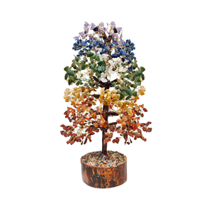 Árbol de Piedras Preciosas Portátil Hecho a Mano de Primera Calidad al por Mayor, 1000 Chips, Siete Chakras, Decoración Feng Shui para el Hogar, Regalo - Product Image 1