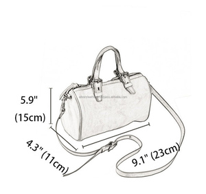 Bolso de Mano ALBORZ Casual de Lujo, en Cuero Genuino Vintage, con Correa Extraíble, Cierre de Cremallera, para Mujer, Marca Privada - Product Image 6