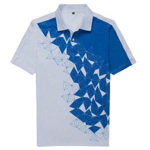 <span class=keywords><strong>Polo</strong></span> de golf personnalisable imprimé à manches courtes, respirant, 100 % polyester, séchage rapide, en tissu tricoté - Product Image 1