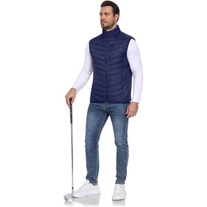 Nouveau Gilet matelassé personnalisé, vêtements d'hiver décontractés, gilet rembourré imperméable, vêtements de golf, gilets matelassés tendance - Product Image 6