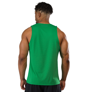 Camiseta Deportiva de Tirantes para Hombre, 100% Poliéster, Tejido de Punto, Secado Rápido, Transpirable, Antiencogimiento, con Logotipo Personalizado Bordado en la Parte Delantera - Product Image 2