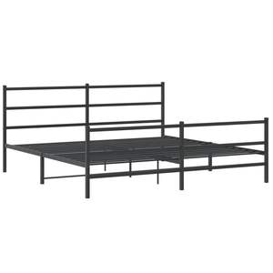 Base de Cama de Acero con Recubrimiento de Polvo Negro de 76 x 79.9 Pulgadas, Camas Metálicas - Product Image 3