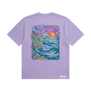 Custom Logo Printed <b>Back</b> Jersey <b>T</b>-Shirt Low MOQ Polyester/Cotton Blend Breathable Casual Tee - Product Image 2