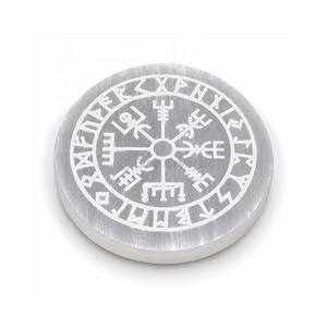 Plaque de Sélénite Arbre de Vie et Lune, Accessoires en Cristal Reiki, Décoration en Cristal, Planche de Reiki pour Recharge, Symbole de Guérison, Vente en Gros, Exportation - Product Image 5
