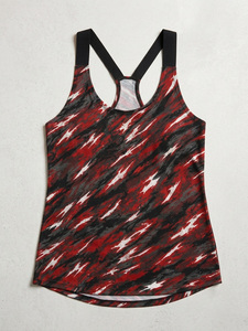 Débardeur de sport haut de gamme pour femme, anti-transpiration, imprimé camouflage personnalisé, sans manches, pour entraînement sportif - Product Image 3