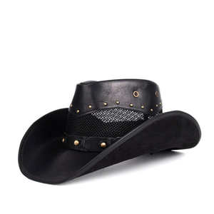 Sombrero de Vaquero para Hombre, Hecho en Pakistán, de Primera Calidad, a Rayas, Informal, de Invierno, Marca Privada, Tendencia Actual - Product Image 2