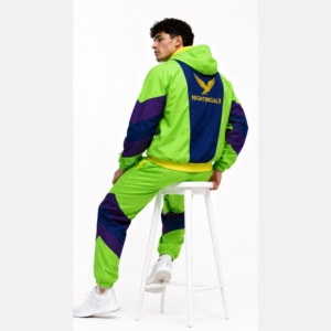 Nouvel ensemble coupe-vent unisexe personnalisé en polyester et nylon pour l'automne, multi-panneaux, vente en gros, streetwear, imperméable et respirant - Product Image 5