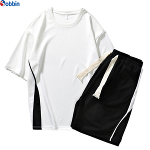 Conjunto Deportivo de Verano para Hombre, Estilo Urbano, Personalizado, de Alta Calidad, Holgado, para Baloncesto, Running, Informal, Transpirable - Product Image 1