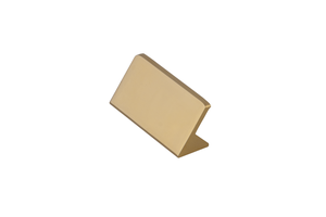 Tirador de aluminio con borde inclinado, PVD Oro, Negro Seda, Acero Inoxidable, Gris, Oro Rosa, Herrajes para Muebles - Product Image 5