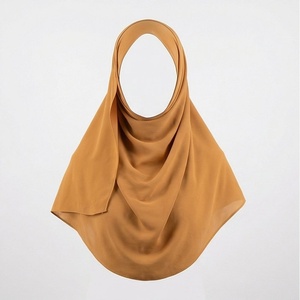 Hiyab de Chifón de Color Sólido para Mujer, Transpirable, para Uso Diario, Pañuelo Étnico de Oriente Medio - Product Image 1