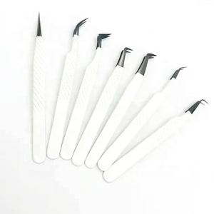 Pince à cils en acier inoxydable pour extensions de cils, outil professionnel d'extension de cils 884 - Product Image 4
