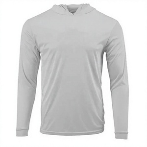 Sweat-shirt à capuche pour homme en microfibre, à manches longues, respirant, à séchage rapide, imperméable, coupe ample, imprimé, décontracté, été - Product Image 4