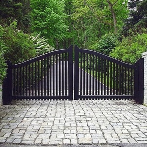 Puerta Doble Europea KHP con Recubrimiento en Polvo, Resistente al Óxido, Altamente Duradera, Apertura Abatible, Fácil Montaje para Uso en Exteriores - Product Image 5