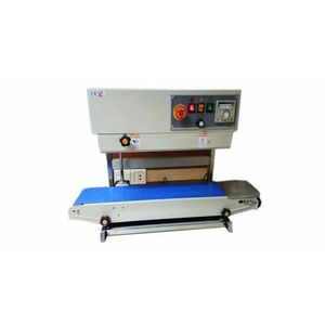 Machine de scellage thermique semi-automatique en acier inoxydable pour l'emballage de sachets alimentaires, capacité de 5 kg, moteur électrique - Product Image 1