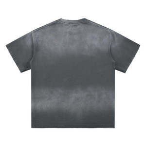 Camiseta con efecto acid wash 100% algodón, camisetas para hombre, unisex, oversize, camiseta con efecto acid wash - Product Image 3