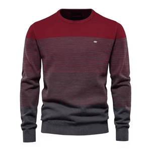 Autumn Winter New Arrivals Custom Logo Jacquard Cotton Wool Knitwear Breathable Custom Knitted <b>Pullover</b> <b>Mens</b> Sweaters <b>Men</b> Print - Product Image 6