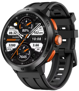 Leadoys mới thời trang gồ ghề ngoài trời smartwatch cho nam giới <span class=keywords><strong>1</strong></span>.65 ''hd Màn hình tròn, 1ATM không thấm nước tập thể dục Tracker 2025 - Product Image 2