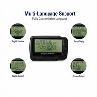 GP2009N Pager Alphanumérique Ouvert POCSAG pour Systèmes d'Appel Café-Restaurant, Réutilise l'Émetteur RF Existant, 8 Codes CAP, Portée 1000m