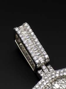 Custom Letter Luxury Diamond Pave Name <b>Pendant</b> 10K 14k <b>Solid</b> <b>Gold</b> 925 Silver rose <b>gold</b> lab grown Diamond Iced hip hop jewelry - Product Image 4