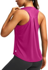 Camiseta sin mangas acanalada para mujer, de algodón suave elástico, estilo camisola, ajuste ceñido, casual, para verano, espalda cruzada, para entrenamiento, yoga, gimnasio, top de moda - Product Image 4