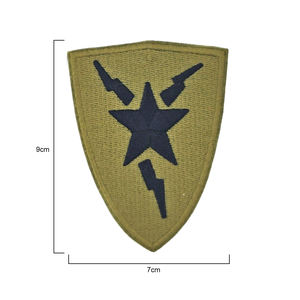 Parche de Tela Bordado en 3D con Diseño de Insignia Retro para Coser en Chaquetas y Gorras - Product Image 2