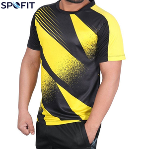 Nouvelle Arrivée 2026 T-shirt Décontracté Homme Col V Manches Courtes Sublimation Respirant Séchage Rapide 100% Polyester Coupe Classique OEM ODM - Product Image 3