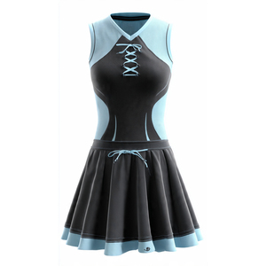 Uniformes de Baloncesto Personalizados por Sublimación para Mujer: Camisetas, Faldas y Tops Deportivos sin Mangas para Equipos de Netball - Product Image 2