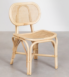 Silla de comedor minimalista moderna para exteriores, cómoda, de teca, ratán, respaldo de Metal para el hogar, bares, jardines, bodas, fiestas, escuelas - Product Image 1