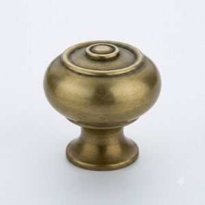 Bouton de meuble Bloxwich en laiton massif, finition chrome brillant antique, poignée de tiroir de commode, style contemporain du milieu du siècle, durable - Product Image 1