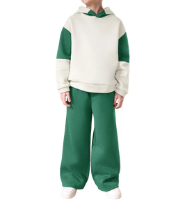 Survêtement à capuche décontracté pour enfants, tendance, best-seller, surdimensionné, en molleton 100 % coton de haute qualité, matière douce, hiver - Product Image 4