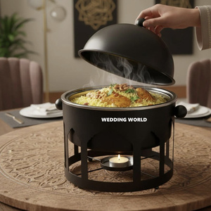 Calentador de Comida Metálico de Calidad Superior, Cazuela Hecha a Mano, Estilo Clásico, Nuevo Calentador de Comida Metálico - Product Image 1