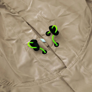 100% High Quality Men's Casual Street Wear Slim Fit Windbreaker <b>Jacket</b> Solid Color With Stand Collar & Contrast Thin <b>Thickness</b> - Product Image 4