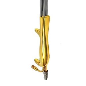 Gold Plated Self Retaining Surgical Retractor with Flexible Suction Tube Medical Instrument - Product Image 2