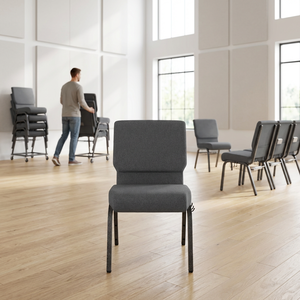 Chaises <span class=keywords><strong>d</strong></span>'église modernes empilables pour usage commercial, en tissu robuste, avec système <span class=keywords><strong>d</strong></span>'accrochage, pour la liturgie et la <span class=keywords><strong>location</strong></span> <span class=keywords><strong>d</strong></span>'événements - Product Image 1