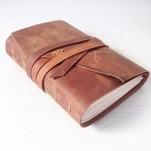 Premium Full Grain Genuine Leather <b>Journal</b> with Antique Deckle Edge Paper Hardcover Notebook Day Planner <b>Writing</b> Diary Gift - Product Image 1