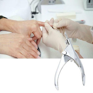 Coupe-ongles professionnels en acrylique, courbés, durables, en acier inoxydable, revêtement titane, pour soins personnels, manucure et pédicure - Product Image 6