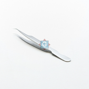 S-type Pointed Stainless Steel Eyelash Tweezers Smooth Tip <b>Precision</b> <b>Tool</b> for Eyelash Extensions - Product Image 1