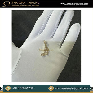 SHRAMAN JEWELS Collier Pendentif Minimaliste Note de Musique en Or Massif 14K avec Diamant Naturel Brillant, Unisexe, pour Amateurs de Musique - Product Image 3