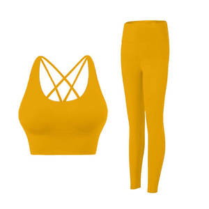 Wholesale High Quality Women's <b>Plus</b> Size Yoga Suit 2 Piece Set Sweat-Wicking High Waist Workout Gym Sports Shorts Fitness Active - Product Image 6