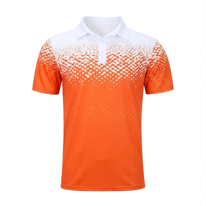Manufacturer custom Mens <b>orange</b> black <b>polo</b> Shirt shortsleeve Breathable lightweight regular fit vintage style <b>polo</b> shirts - Product Image 1