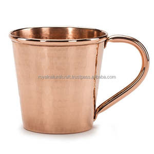 Tasse en cuivre de meilleure qualité avec pointe concave vin bière eau Champagne tasse acier inoxydable 304 540ml verre à vin - Product Image 1