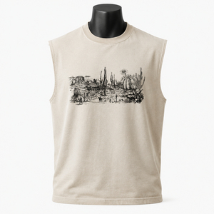 Tank Tops <b>Men's</b> Fitness Gym Summer Cotton <b>Vest</b> Male Sleeveless Tops <b>Slim</b> Fit Casual Style Camo Design Breathable <b>Man</b> Tank Tops - Product Image 1