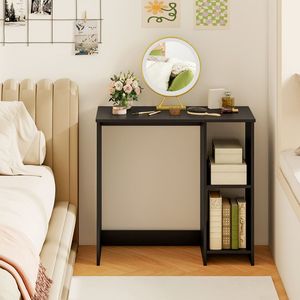 Scrivania per computer moderna da 31,5 pollici per casa e ufficio con 2 scomparti - Product Image 2