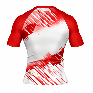 Ensemble Rashguard MMA Homme Personnalisé à Manches Courtes avec Short de Combat Léger Extensible BJJ Grappling No-Gi Séchage Rapide Entraînement - Product Image 4