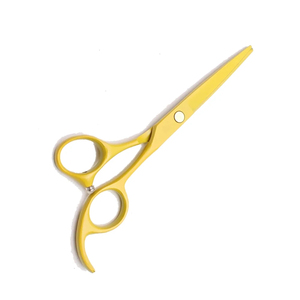 Kit de coupe de cheveux de haute qualité en acier inoxydable, couleur jaune, ciseaux à effiler, outils de coiffure pour salon de beauté - Product Image 3